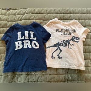 2T 100% cotton bundle old navy shirts